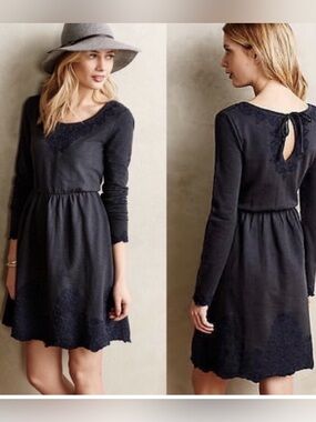 Arthropologie Saturday Sunday Long Sleeve Dress
